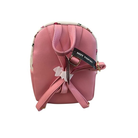 Sanrio Hello Kitty Rilakkuma & Friends Pink Strawberry Mini Backpack - New - Picture 3 of 5